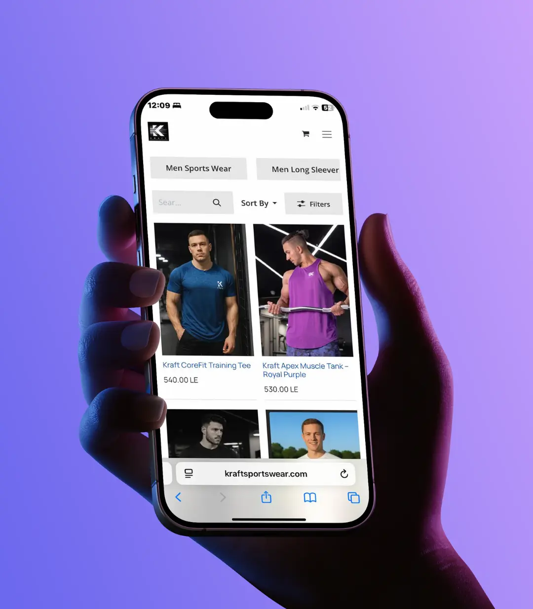 Kraft Sportswear - Sportswear - one of our clients - odoo services - HarmoniQ Innovation Technology